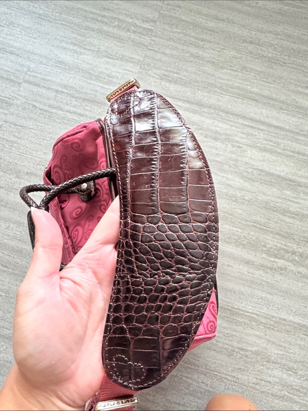 Brighton Pink/ Chocolate Heart Large Beauty Case / Travel Bag đź’Ľ - Picture 2 of 9